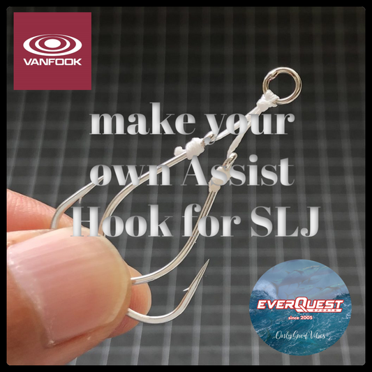 Como Montar o Seu Próprio Assist Hook para Super Light Jigging
