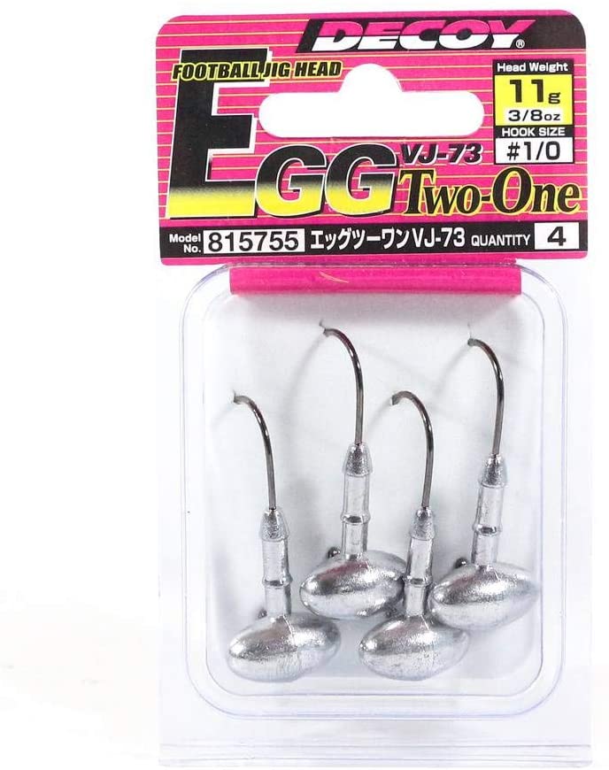 JIG HEAD FOOTBALL DECOY EGG TWO ONE VJ-73