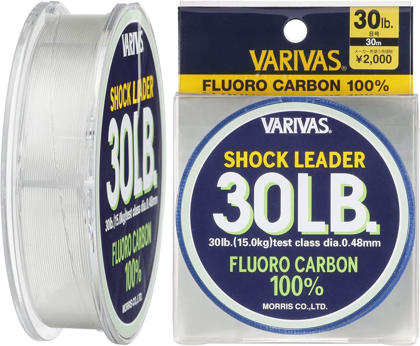 SHOCKLEADER FLUORCARBONO VARIVAS 30MTS