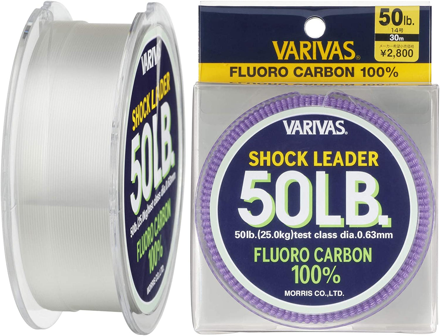 SHOCKLEADER FLUORCARBONO VARIVAS 30MTS
