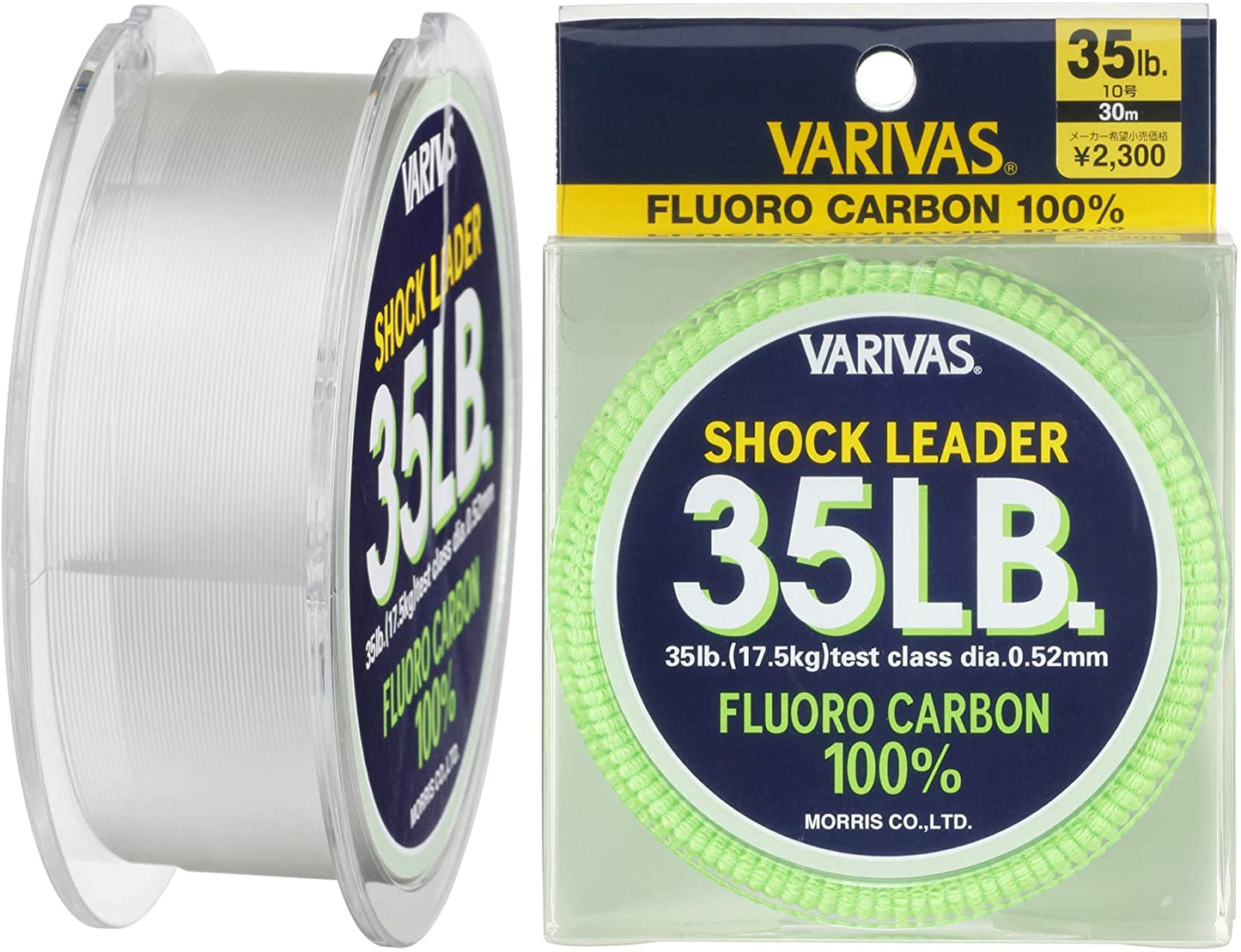 SHOCKLEADER FLUORCARBONO VARIVAS 30MTS