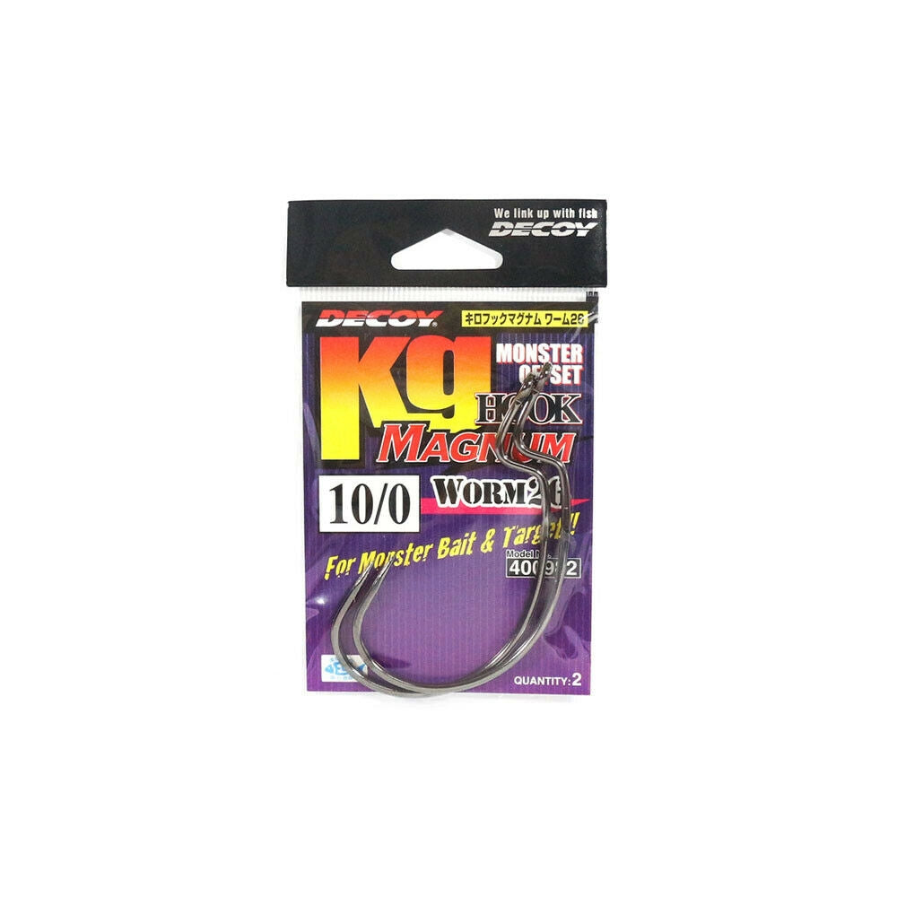 ANZOL DECOY MONSTER OFFSET KG MAGNUM WORM 26 TAM 10/0
