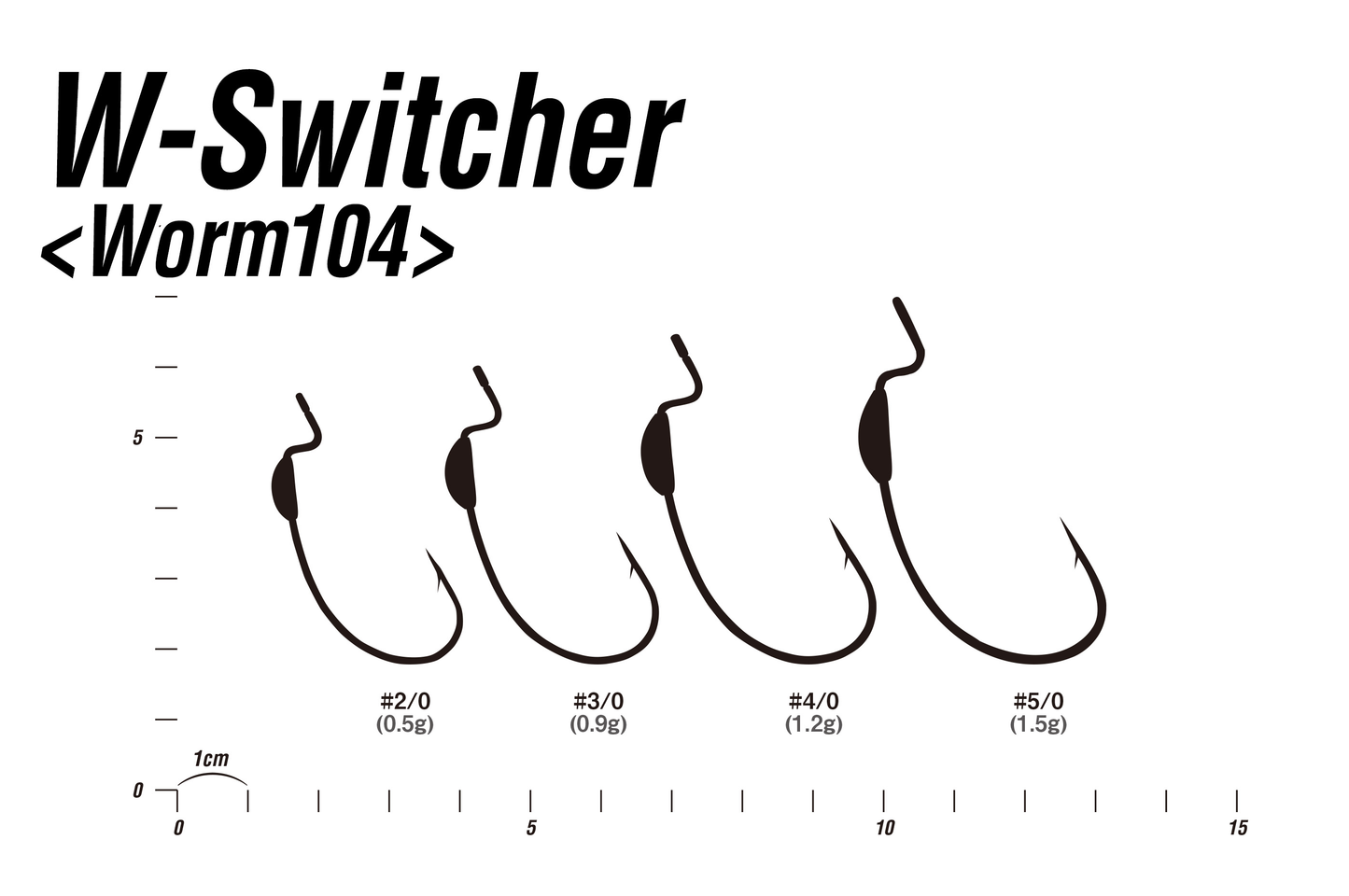ANZOL DECOY WAVE SWITCHER WORM 104