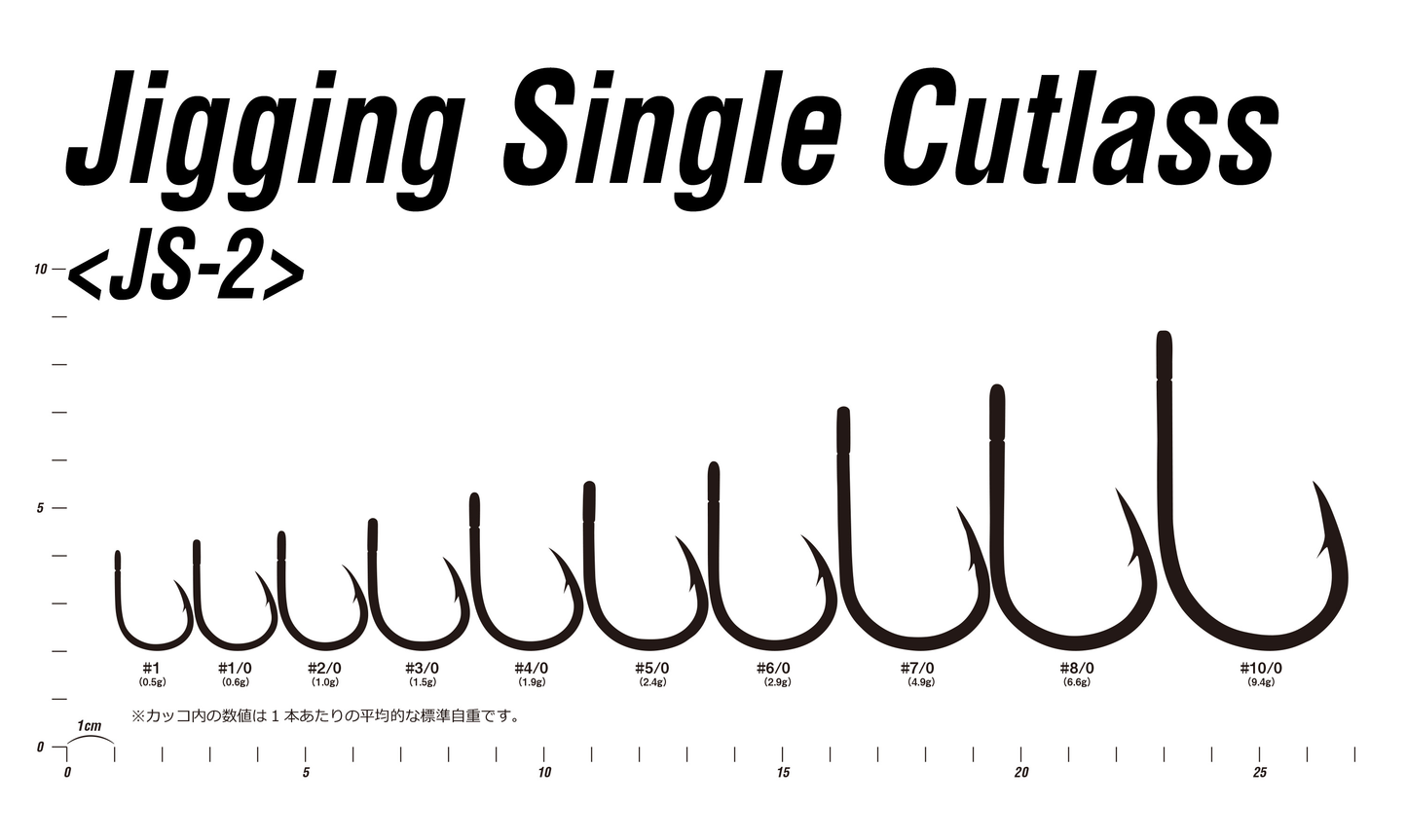 ANZOL DECOY JIGGING SINGLE CUTLASS JS-2