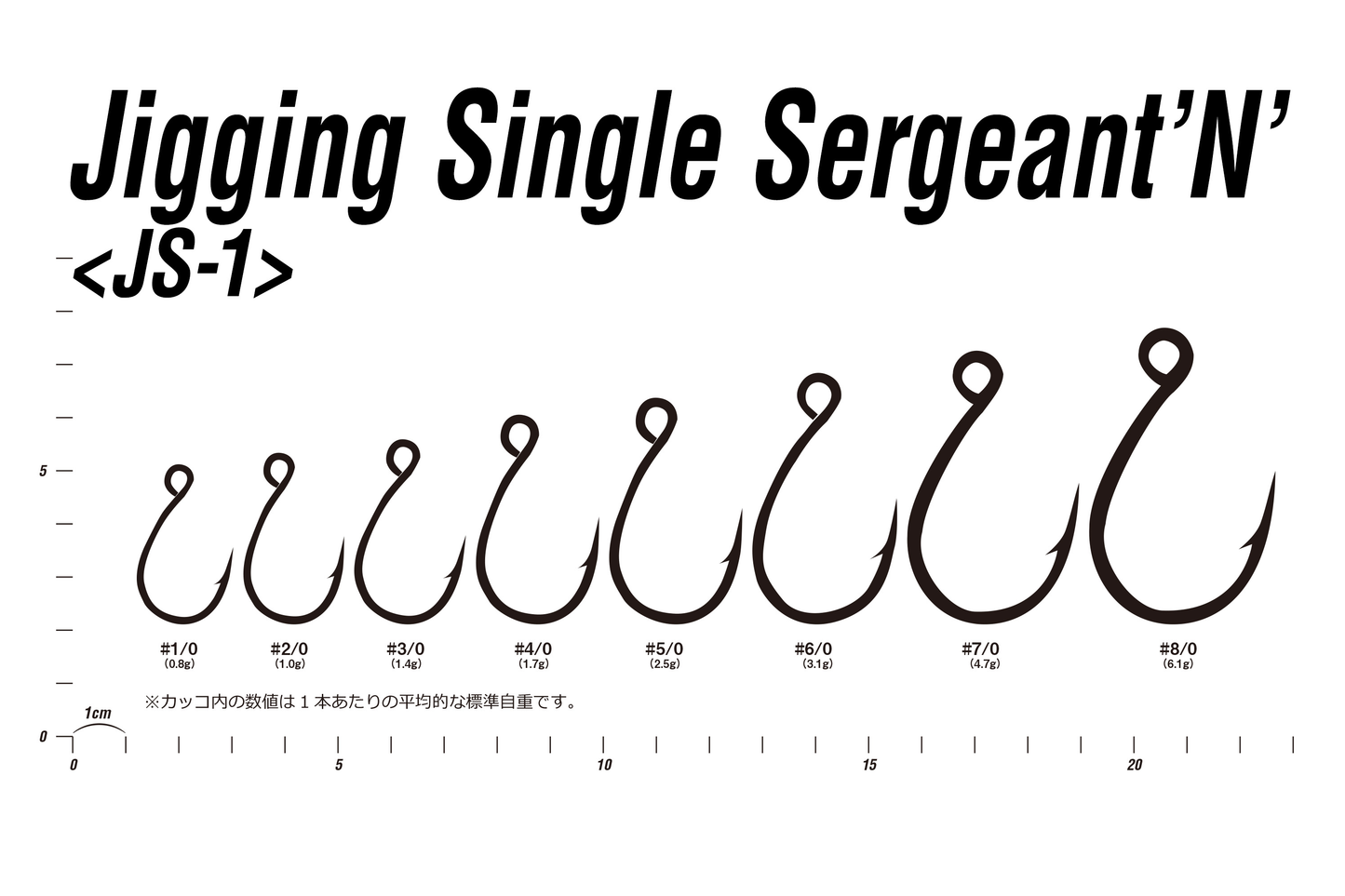 ANZOL JIGGING SINGLE SERGENTN JS-1