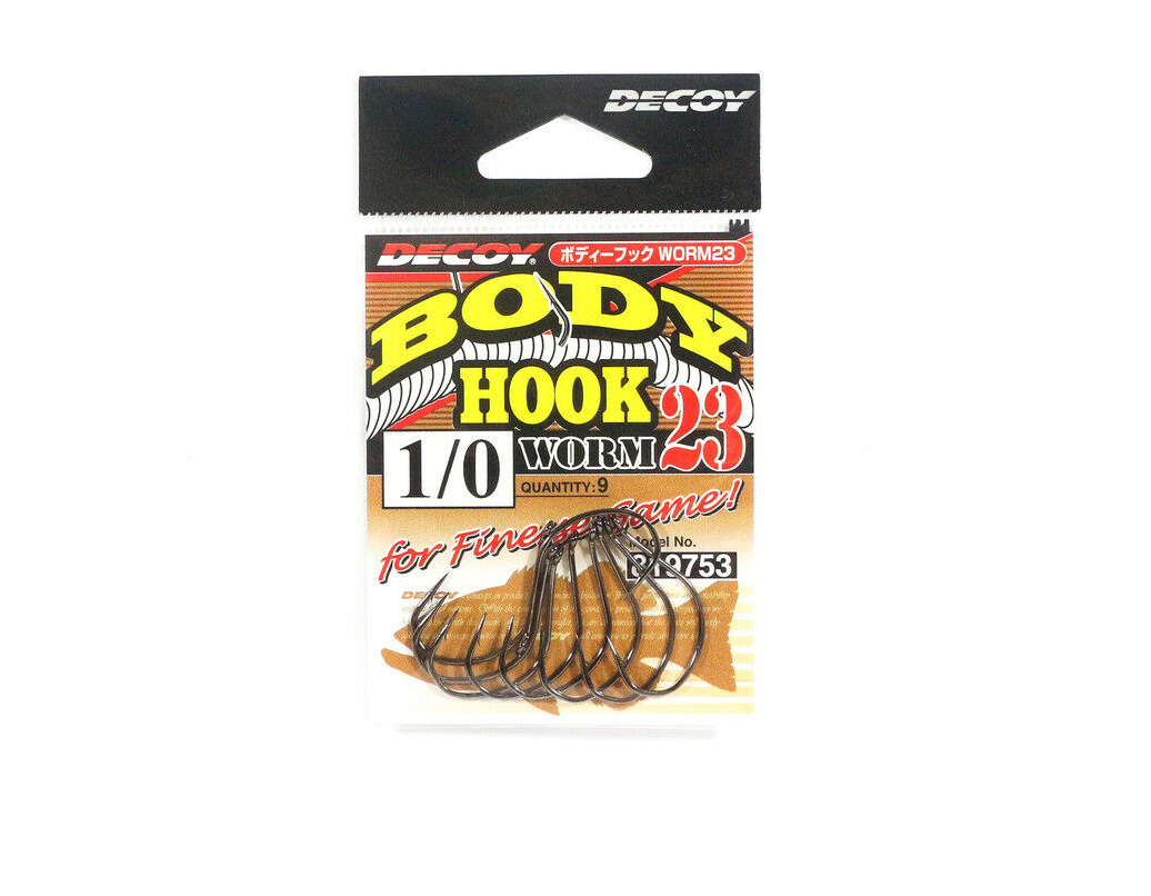 ANZOL DECOY BODY HOOK WORM 23