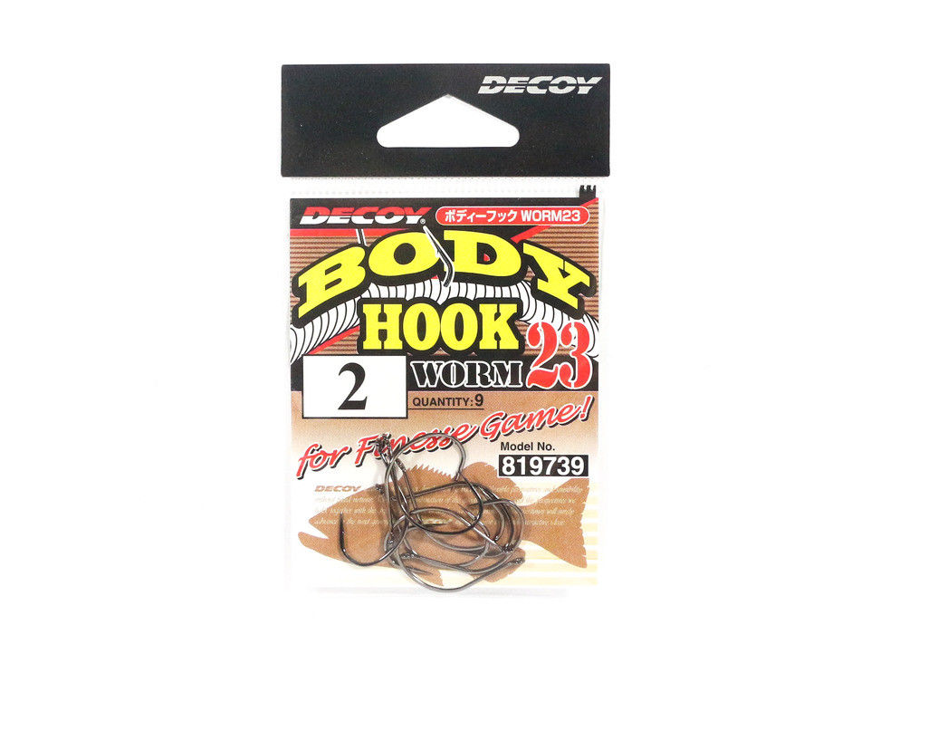 ANZOL DECOY BODY HOOK WORM 23