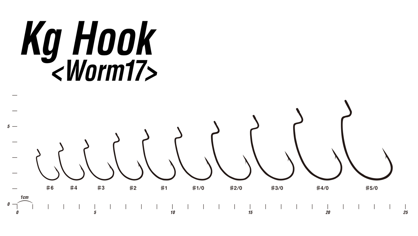 ANZOL DECOY KG HOOK WORM 17