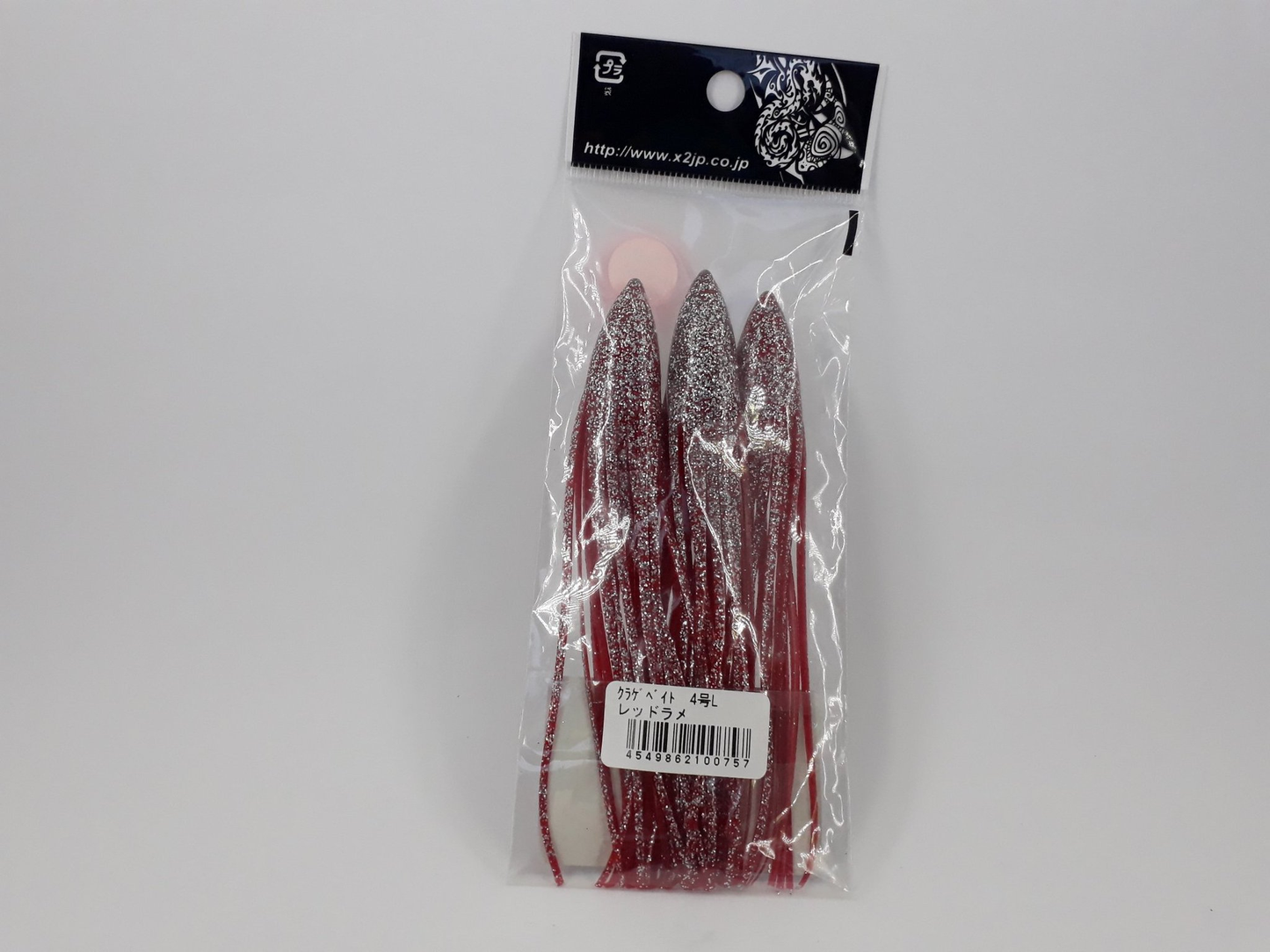 ISCA ARTIFICIAL CROSS II IKA BAIT #4 L (3PCS) COR RED LAME