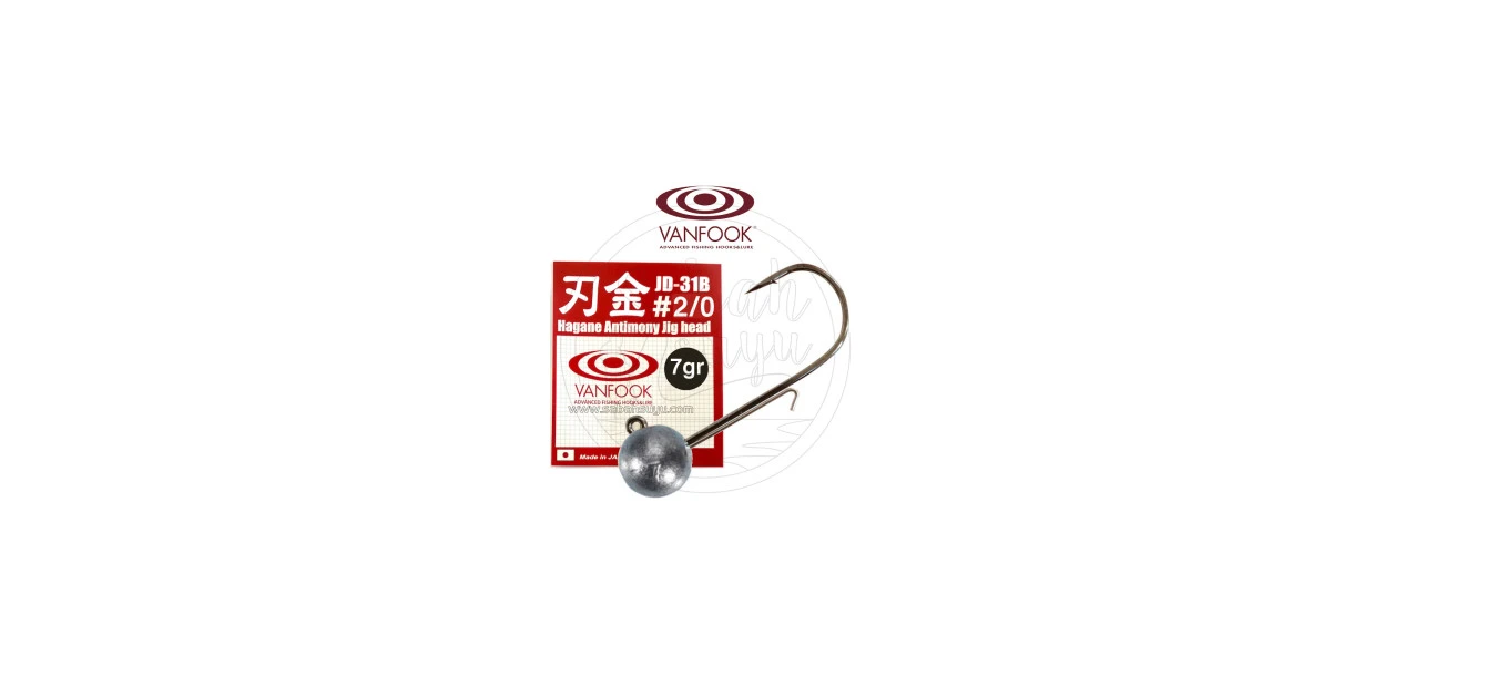 JIG HEAD - VANFOOK - JD - 318 HAGANE ANTIMONY 1/0 10G