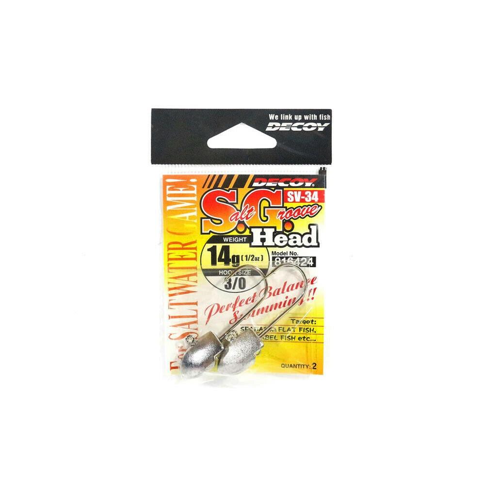 JIG HEAD DECOY SALT GROOVE SG HEAD SV-34