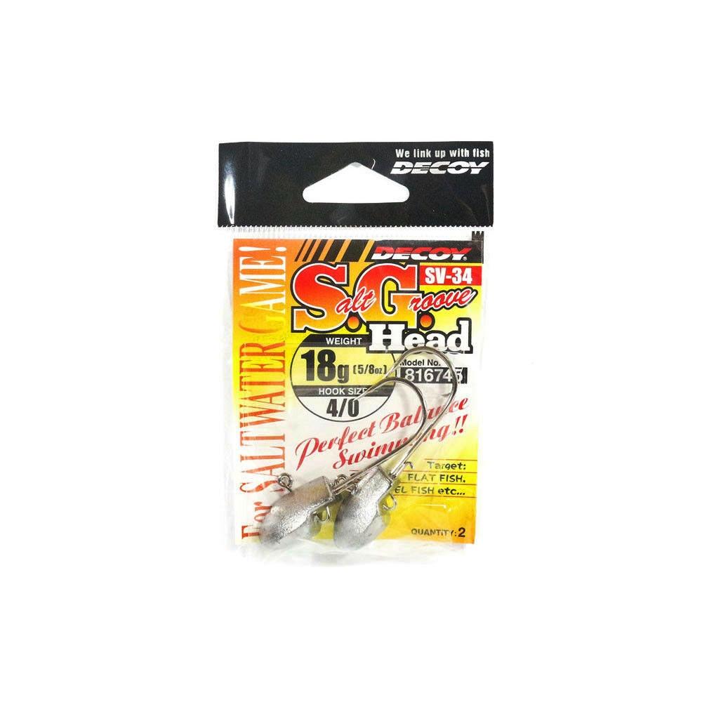 JIG HEAD DECOY SALT GROOVE SG HEAD SV-34