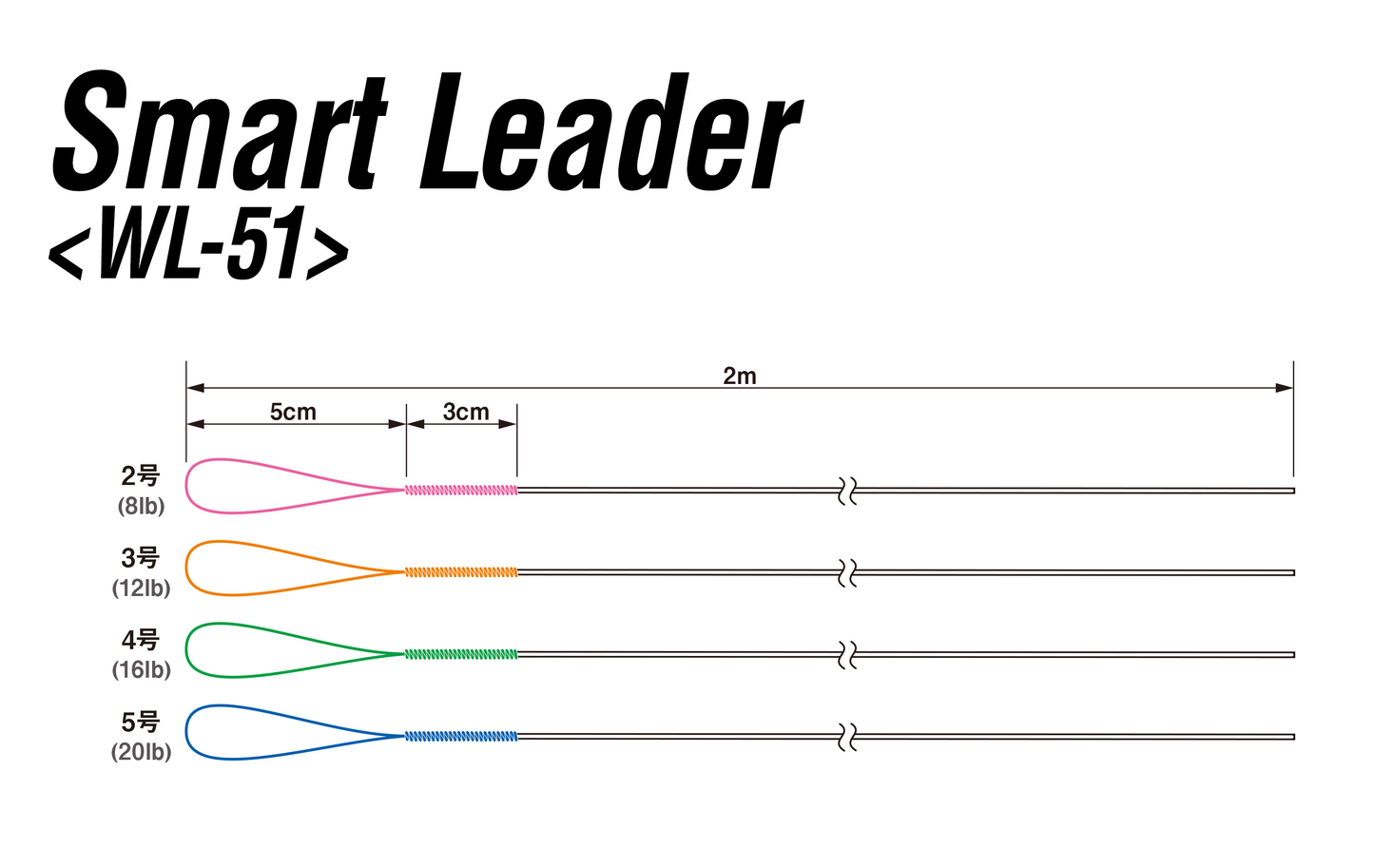 SHOCKLEADER FLUORCARBONO SMART LEADER DECOY WL-51
