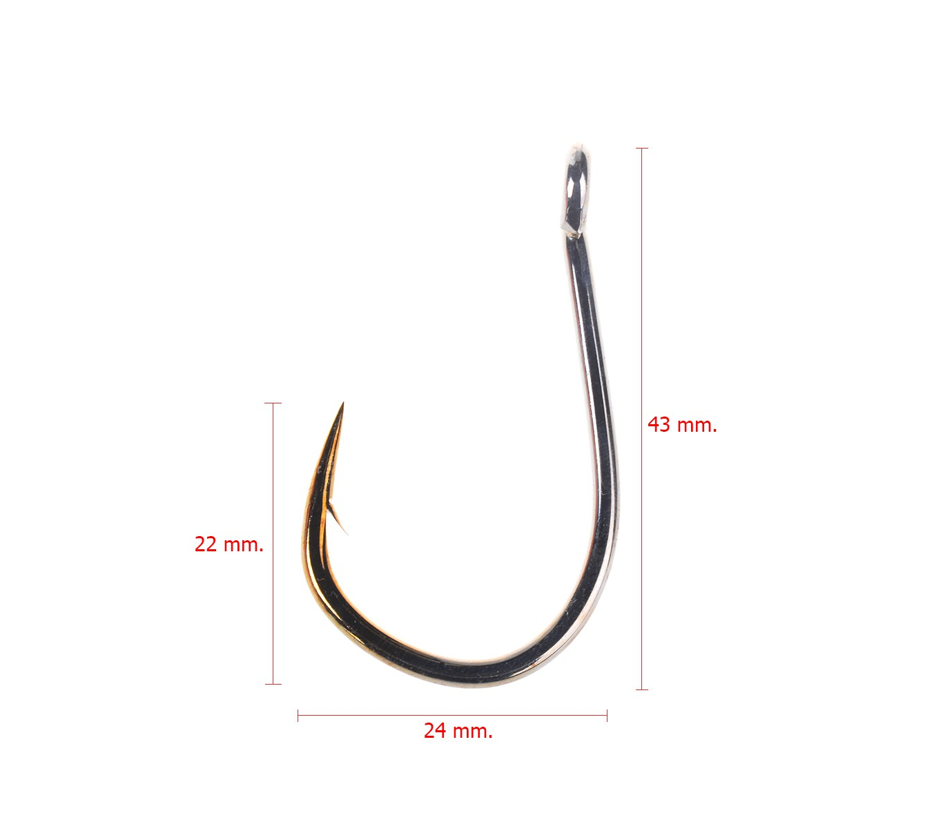 SINGLE HOOK - VANFOOK - BBS-88S BLUE BACK SHOT