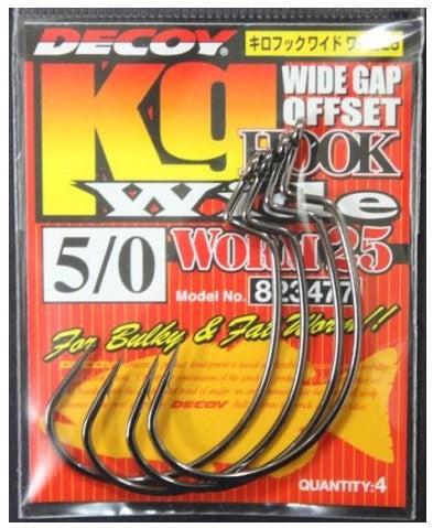 ANZOL DECOY KG HOOK WIDE WORM 25