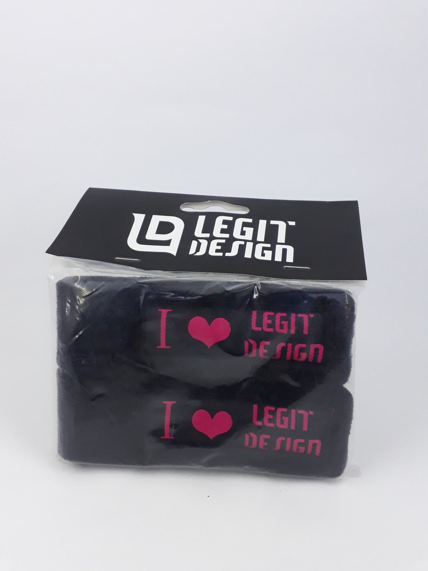 ROD BELT NEOPRENE LEGIT DESIGN I LOVE 2PCS COR BLACK