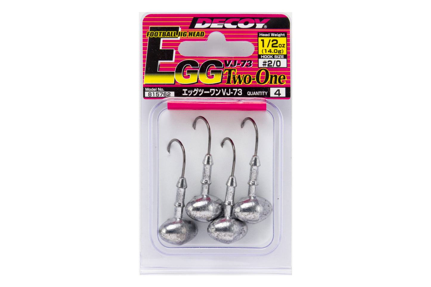JIG HEAD FOOTBALL DECOY EGG TWO ONE VJ-73