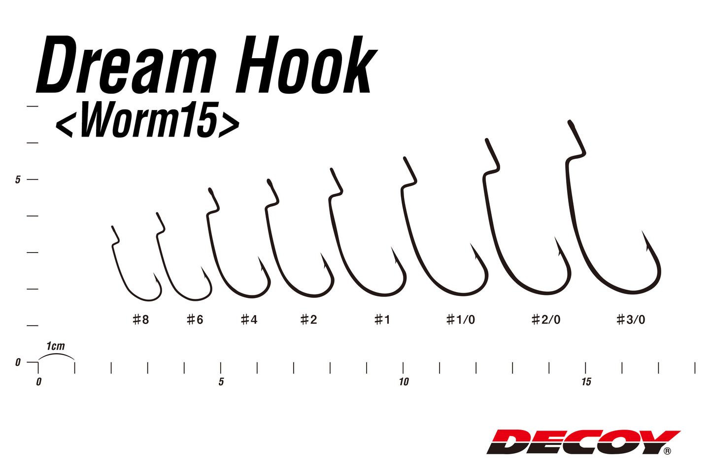 ANZOL DECOY DREAM HOOK WORM 15