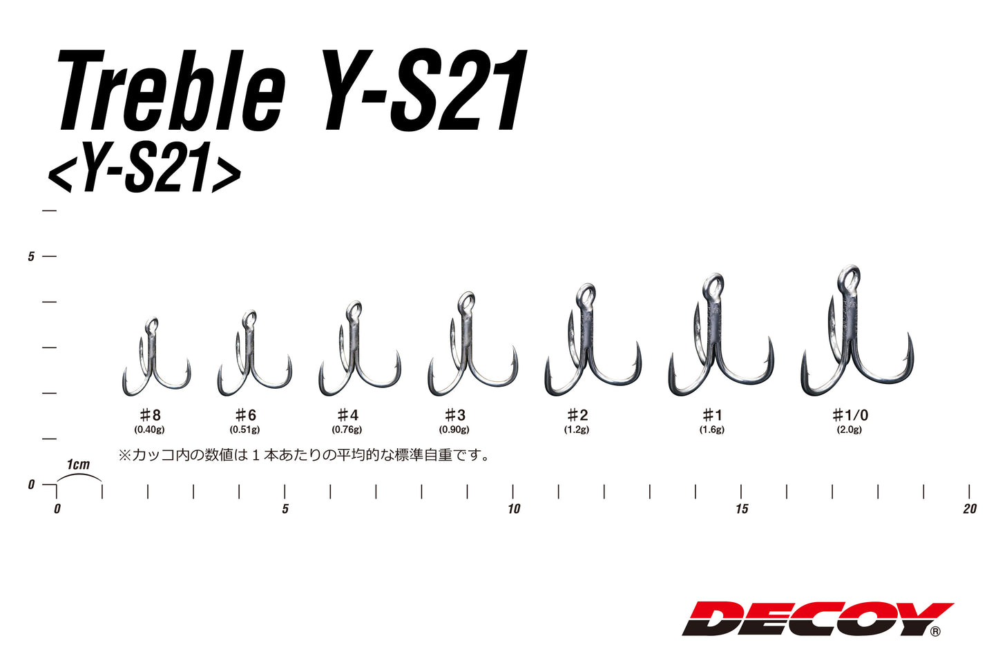 GARATEIA DECOY STANDARD TREBLE Y-S21