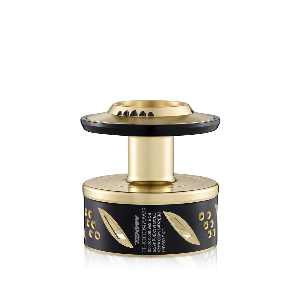 MAXEL FULL DRAG CUSTOM SPOOL SW25000FD - BLACK/GOLD