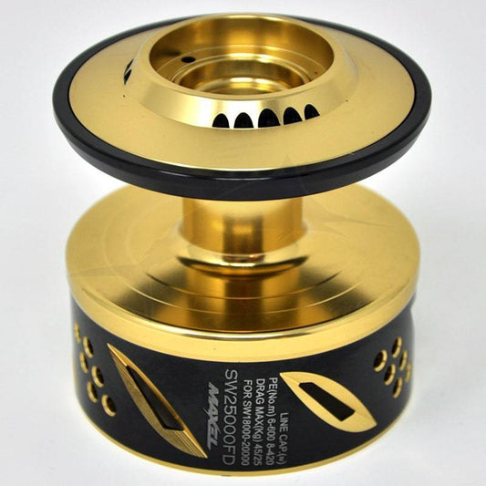 MAXEL FULL DRAG CUSTOM SPOOL SW25000FD - BLACK/GOLD