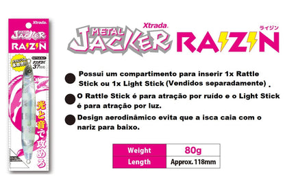 JIG XTRADA METAL JACKER RAIZIN 80g