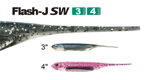 ISCA SOFT FISH ARROW FLASH-J 4" SW