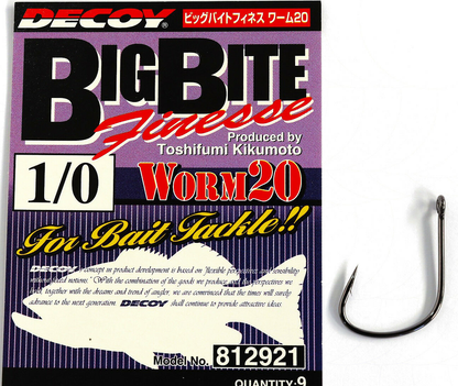 ANZOL DECOY BIG BITE FINESSE WORM 20