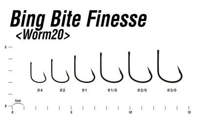 ANZOL DECOY BIG BITE FINESSE WORM 20