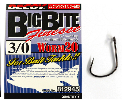 ANZOL DECOY BIG BITE FINESSE WORM 20