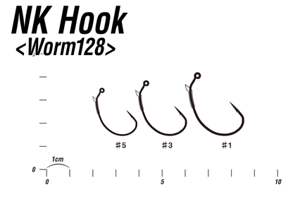 ANZOL DECOY NK HOOK WORM 128