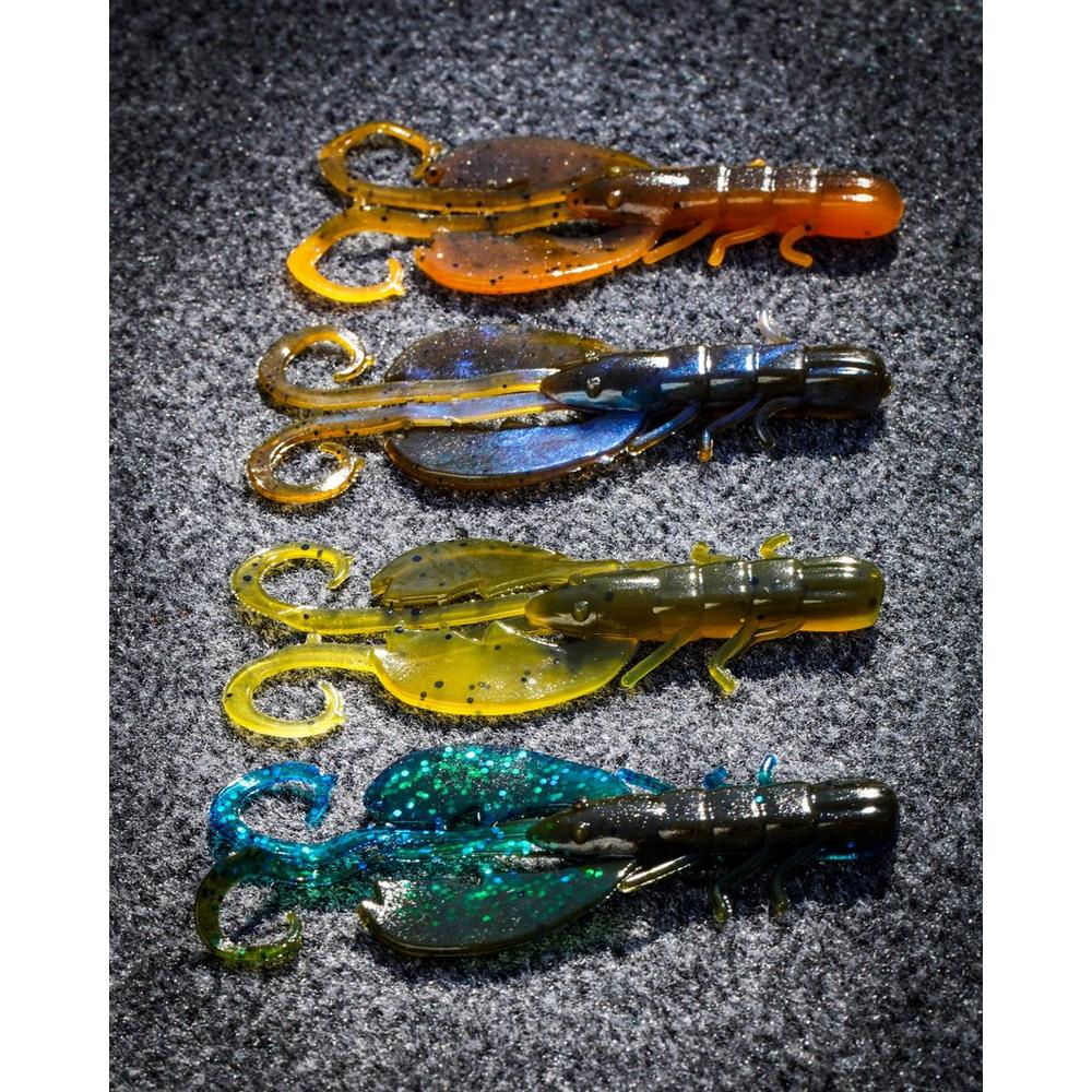 ISCA SOFT BERKLEY POWER BAIT CRAZY LEGS CHIGGER CRAW 4"