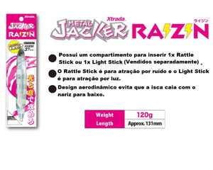 JIG XTRADA METAL JACKER RAIZIN 120g