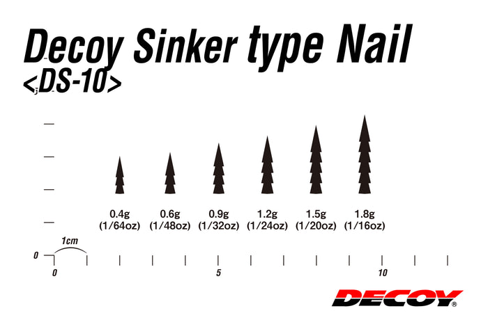 DECOY SINKER DS-10 TYPE NAIL